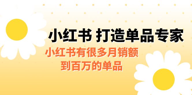 某公众号付费文章《小红书 打造单品专家》小红书有很多月销额到百万的单品-失落博客
