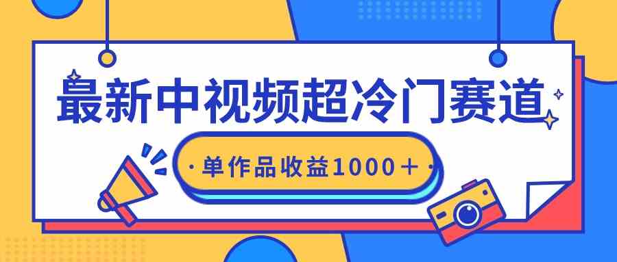 （9275期）最新中视频超冷门赛道，轻松过原创，单条视频收益1000＋-失落博客