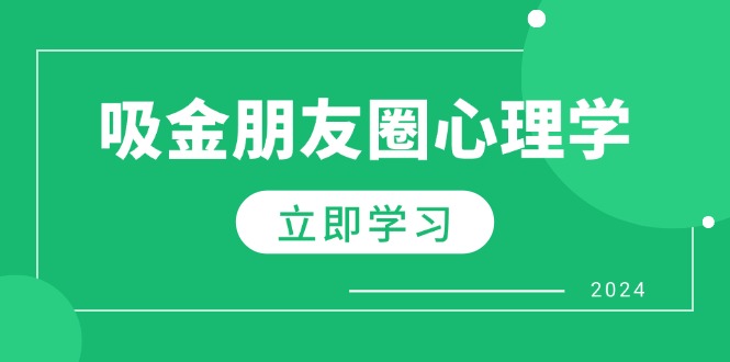 朋友圈吸金心理学：揭秘心理学原理，增加业绩，打造个人IP与行业权威-失落博客