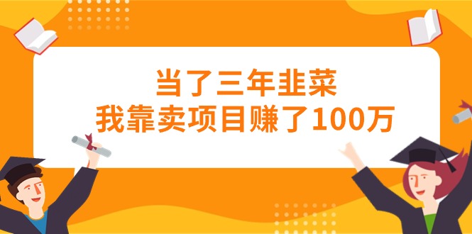 （10725期）当了三年韭菜我靠卖项目赚了100万-失落博客