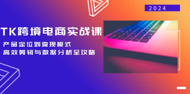 （12783期）TK跨境电商实战课：产品定位到变现模式，高效剪辑与数据分析全攻略-失落博客