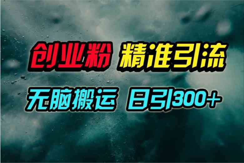 （9875期）视频号纯搬运日引300+创业粉教程！-失落博客