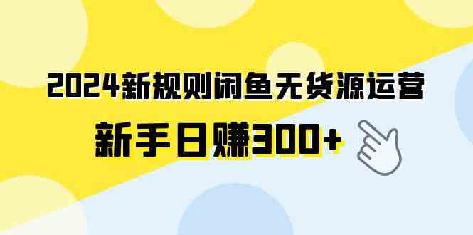 （9522期）2024新规则闲鱼无货源运营新手日赚300+-失落博客