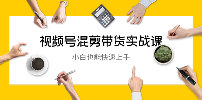 视频号-混剪带货实战课，小白也能快速上手（10节课）-失落博客