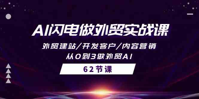 （10049期）AI闪电做外贸实战课，外贸建站/开发客户/内容营销/从0到3做外贸AI-62节-失落博客